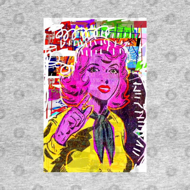 pop art girl by Sauher